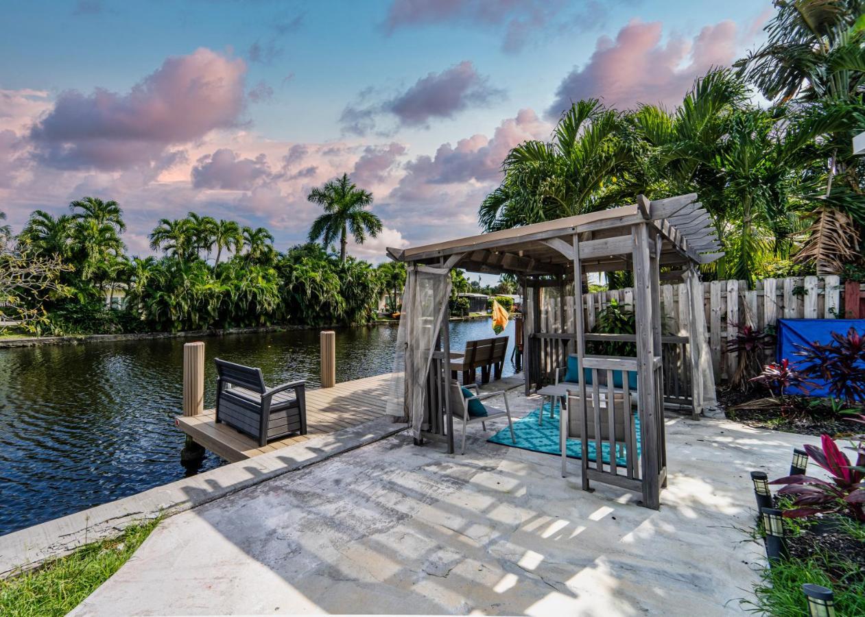 Central Waterfront Villa Salt Wtr Pool Near Beach Fort Lauderdale Extérieur photo