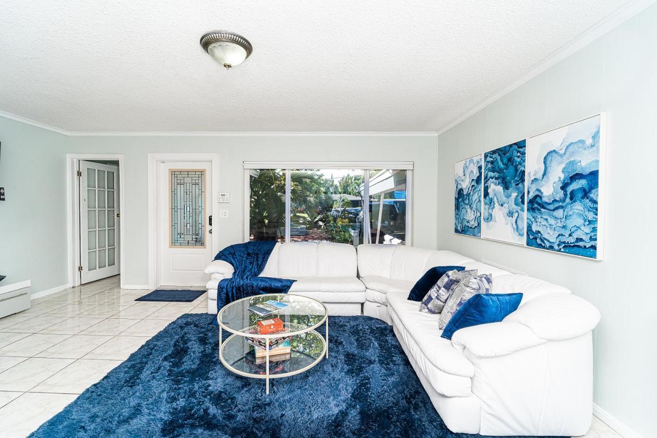 Central Waterfront Villa Salt Wtr Pool Near Beach Fort Lauderdale Extérieur photo