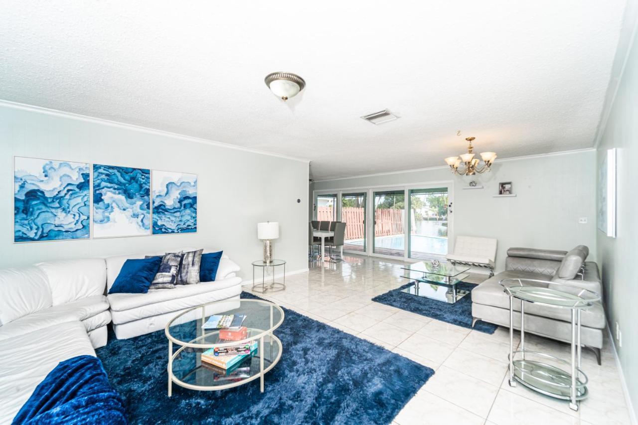 Central Waterfront Villa Salt Wtr Pool Near Beach Fort Lauderdale Extérieur photo