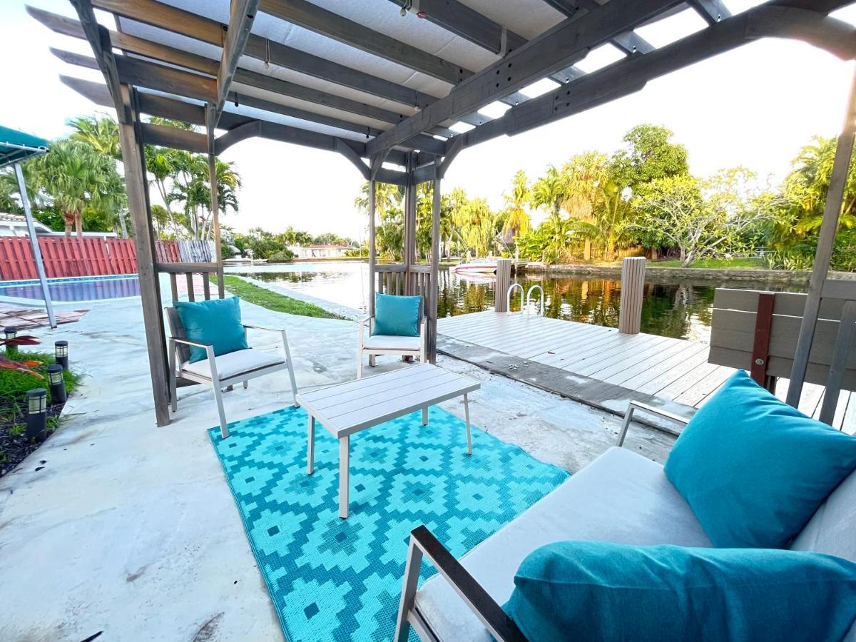 Central Waterfront Villa Salt Wtr Pool Near Beach Fort Lauderdale Extérieur photo