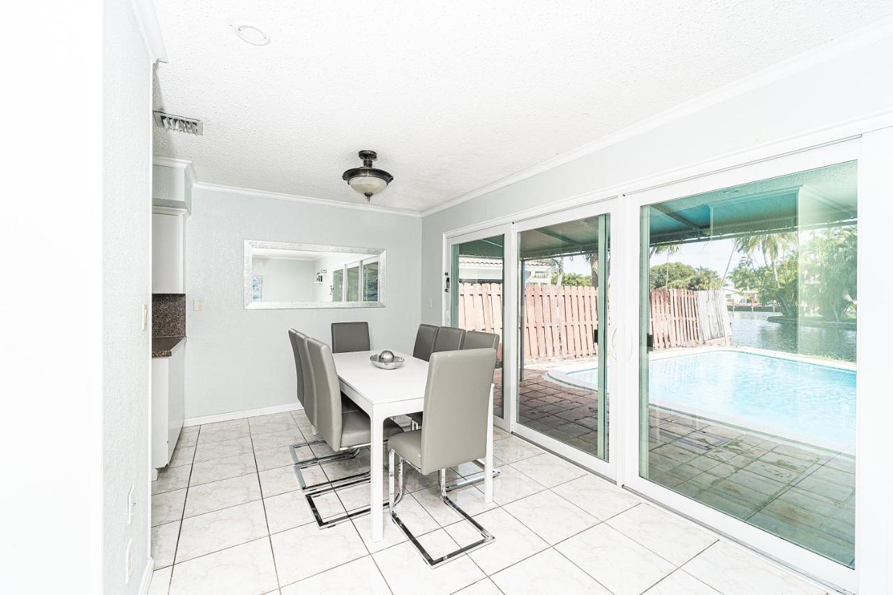 Central Waterfront Villa Salt Wtr Pool Near Beach Fort Lauderdale Extérieur photo