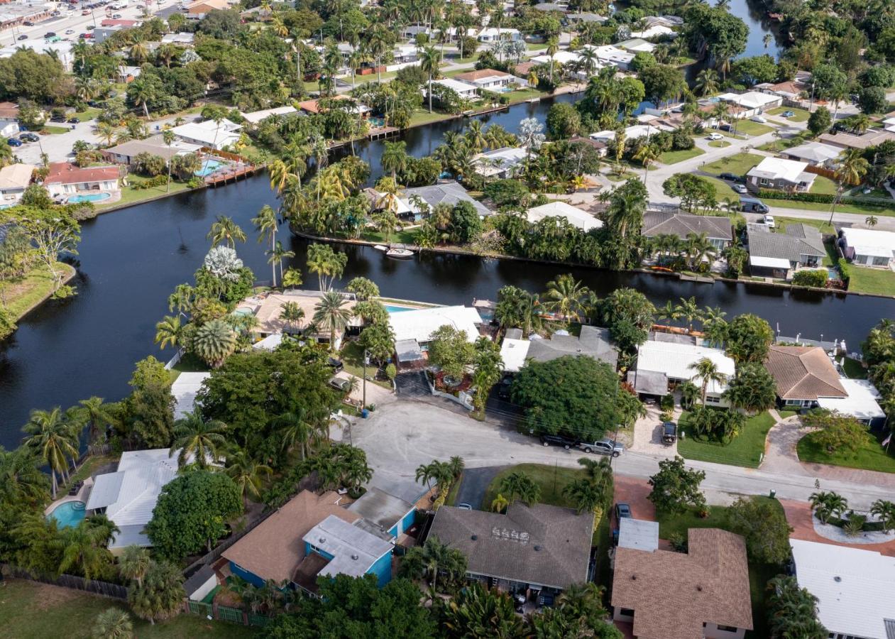 Central Waterfront Villa Salt Wtr Pool Near Beach Fort Lauderdale Extérieur photo