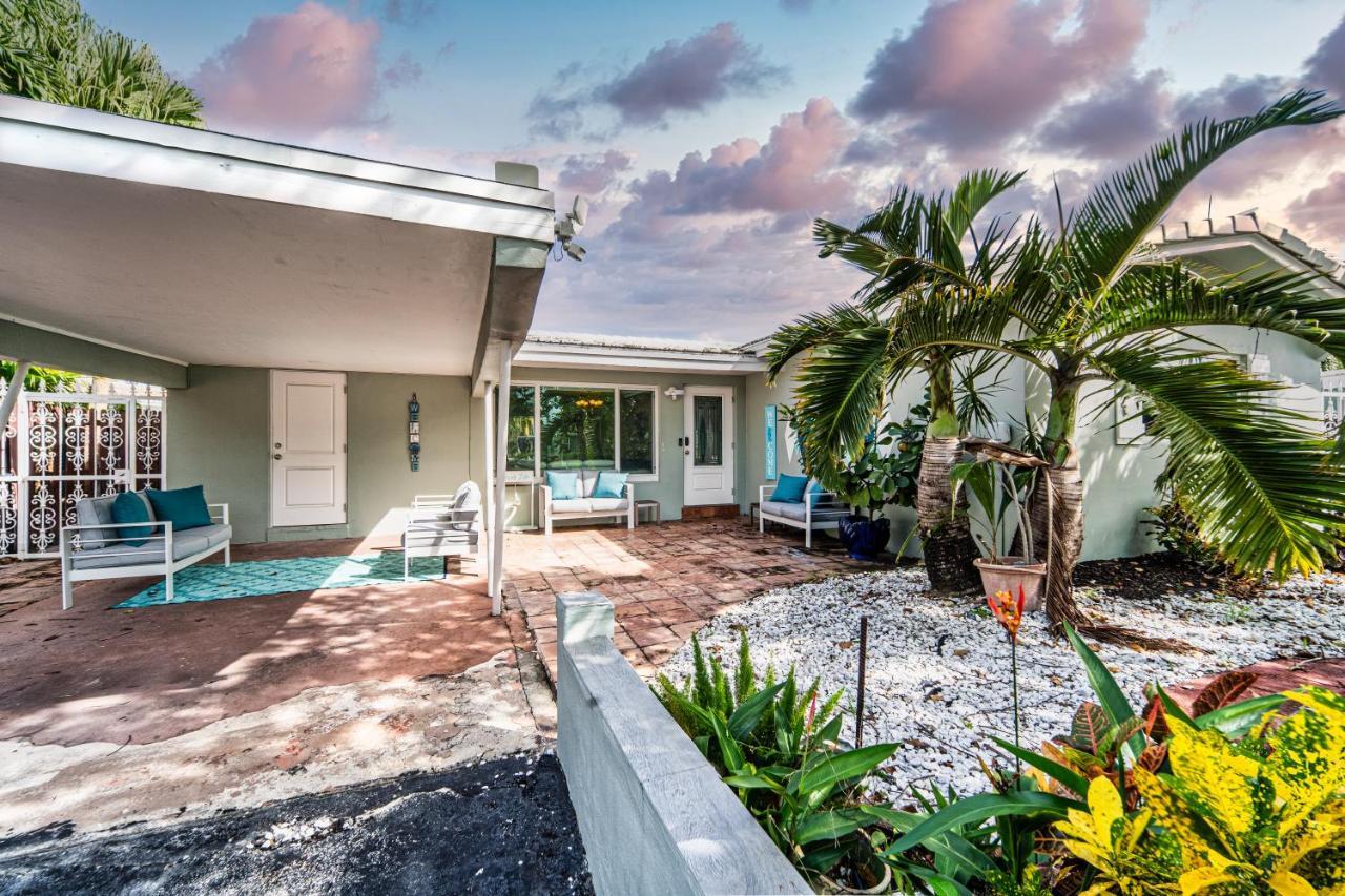 Central Waterfront Villa Salt Wtr Pool Near Beach Fort Lauderdale Extérieur photo