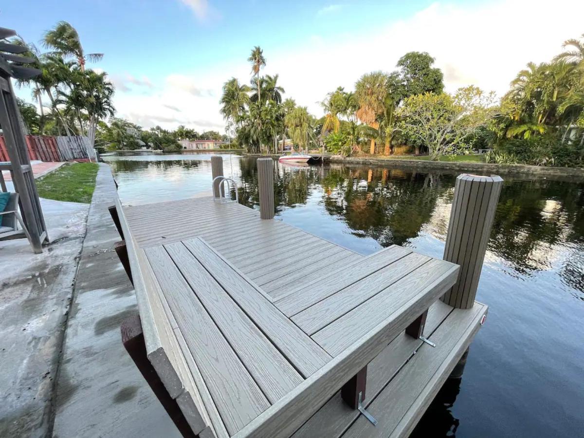Central Waterfront Villa Salt Wtr Pool Near Beach Fort Lauderdale Extérieur photo